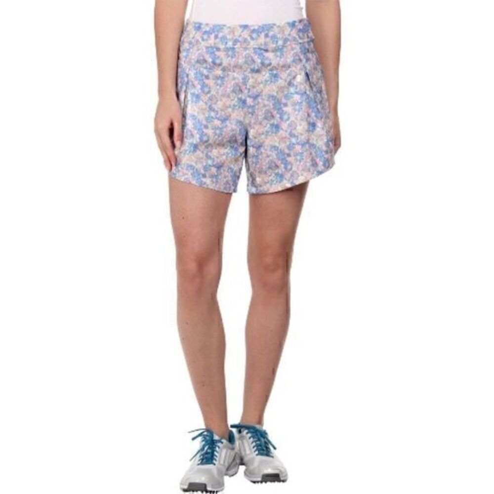 Adidas Womens Golf Tour Floral Flair Shorts Size 14